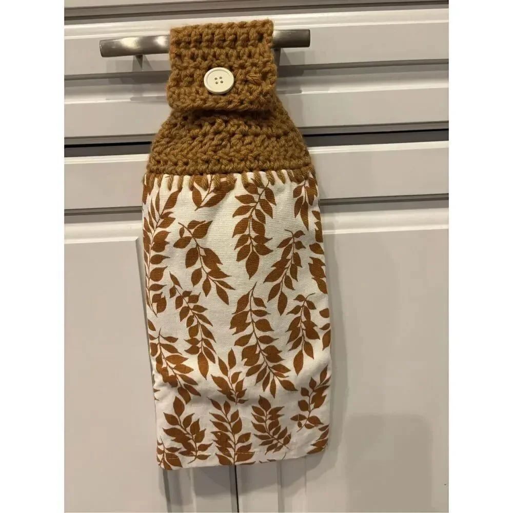 Crochet Top Kitchen Towel- Ferns